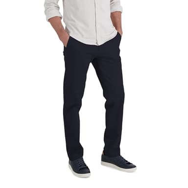 Haggar Men's Life Khaki Comfort Flat Front Straight Fit Chino Pant