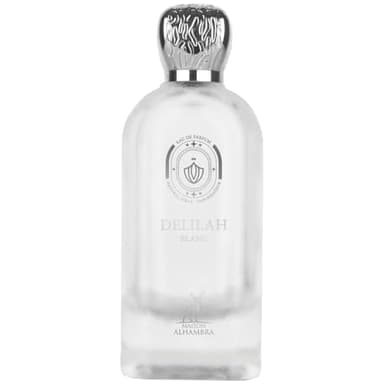 Maison Alhambra Delilah Blanc – Citrus, Amber, Floral, Musky – Eau de Parfum Spray Long-Lasting Fragrance for Women, 3.4 Ounce / 100 ml