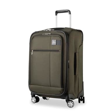 Skyway Sigma 7.0 Softside Expandable Spinner Suitcase with Wheels, Carry-on Luggage, Pine, 20-inch