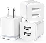 USB Wall Charger, LUOATIP 3-Pack 2.1A 5V Dual Port Cube Power Adapter Plug Block Charging Box Brick for iPhone 13 12 11 Pro Max SE XS XR X 8 7 6 6S Plus, Galaxy, LG, Moto, Android Phones