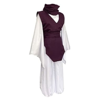 FAZA Choso Cosplay JJK Costume Anime Jujutsu Kaisem Men Outfit Purple Tops Pants Full Sets(Purple-XXL)