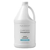 Hair Bar NYC Clarifying Anti-Residue Deep Cleansing Shampoo - 60ml / 2 fl oz | Salon Quality Formula for Oily Hair & Scalp, Effectively Removes Product Buildup | 3785ml / 1 US fl gallon|Deep Cleansing