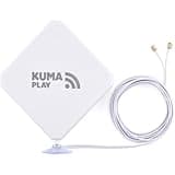 KUMA PLAY 5G 4G Antenna for Router Modem Gateway Hotspot - High Gain MiMo Omnidirectional LTE Indoor Antenna for Home Cafe Resto - Compatible with AT&T Verizon & T-Mobile - Suction Cup Mount SMA Cable
