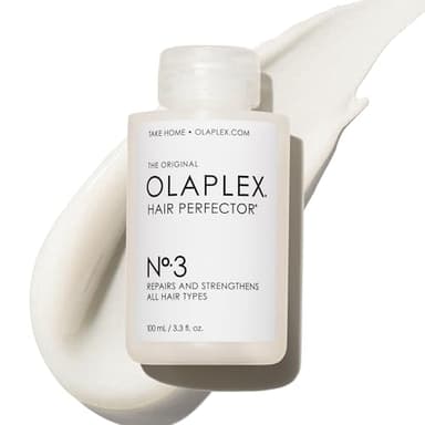 Olaplex No. 3 Bond Building Hair Perfector: Concentrated Pre-Shampoo Treatment | Repairs Damage & Strengthens Hair | Rebuilds 3 Hair Bonds | For Coily, Curly, Straight, and Wavy, 100 mL / 3.3 Fl Oz