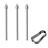 3 PCS Tab S6 Lite Pen Nibs for Samsung Galaxy S6 Lite S Pen Tips,Metal Pen Tips Replacement for Samung Galaxy Tab S6 Lite Stylus Pen Nibs+Tweezers