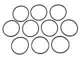 Captain O-Ring – Replacement 521147 Gasket O-Rings for Pentair IntelliChlor IC15 IC20 IC40 IC60 and iChlor Salt Chlorine Generators (10 Pack)