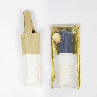 Ogawa (Ogawa) Women's Parasol Folding Umbrella, Japanese Umbrella Brand, For Inspection, Blocks 100% UV, 99.9% Fabric, Heat Shield, Durable, Hand Opening, 6 Ribs, LINEDROPS, Cynthia OW x BE Repellent,