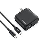 Nekteck 65W GaN II USB-C Fast Charger [USB-IF Certified] - PD 3.0 PPS, Foldable & Compact, 6.6ft Cable - Compatible with iPhone 15, MacBook Air/Pro, iPad, Galaxy S21/S20 & More