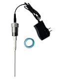 Powered Anode Rod for Hot Water Heater Tank with Teflon Tape, Titanium Electrical Anode Rod, Eliminates Rotten Egg Smell, Stops Corrosion Reduces Limescale