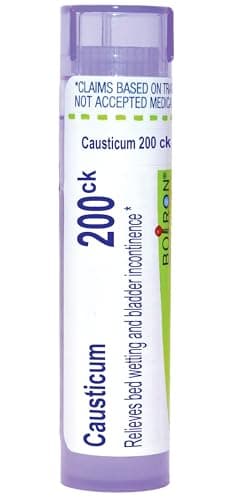 Boiron Causticum 200Ck for Bed-Wetting & Bladder Incontinence - 80 Pellets