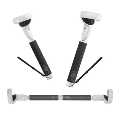 Hibloks VR Gorilla Tag Long Arms forOculus/Meta Quest 2, 3 in 1 Extension Grips for Quest 2 Controllers,Beat Saber/Golf Club/Handle Attachments for Quest 2 Accessories