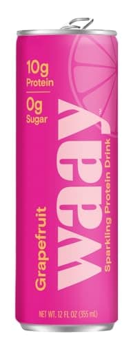 Waay Grapefruit Sparkling Protein Water, 12 FZ