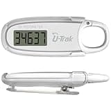 U-Trak 3D Pedometer for Walking with Removable Clip and Carabiner Simple Step Counter for Walking Accurate Clip On Step Tracker for Men Women Kids