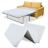 SUNYRISY Foldable Sofa Bed Replacement Mattress Memory Foam 4 inch Pull Out Sofa Bed Mattress Queen Size for Convertible Sleeper Sofa Couch Beds, Sofa Not Included, 72" L x 59" W x 4" H