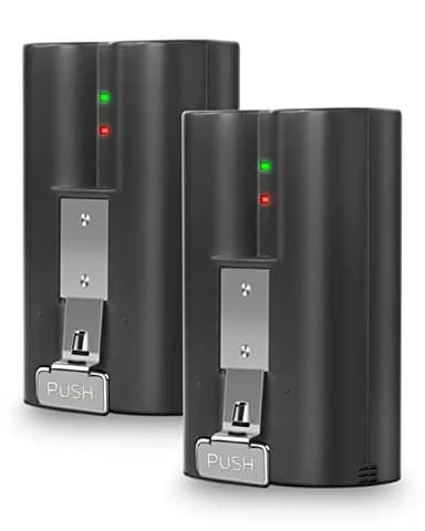 2Pack Replacement for Ring Battery Compatible with Ring-Doorbell-Camera 2/3/4/3plus, Stick Up Camera (2nd and 3rd Gen), Also for Spotlight Cam and Peephole Cam, Rechargeable 3.65V 6040mAh Battery