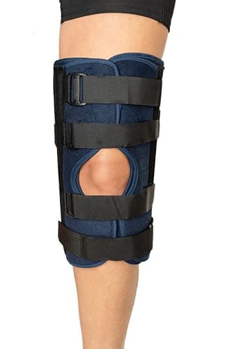 United Ortho 61012 3-Panel Knee Immobilizer, 12" Size,Navy