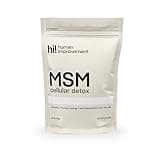 MSM Cellular Detox, Organic Sulfur, Gluten-Free, Dairy-Free, Vegan, 99.9% Pure, Made in The USA, 0g Sugar (64 Servings)