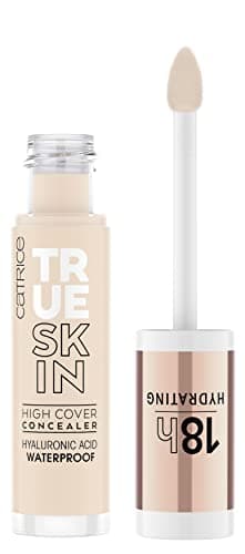 Catrice | True Skin High Cover Concealer (001 | Neutral Swan) | Waterproof & Lightweight for Soft Matte Look | With Hyaluronic Acid & Lasts Up to 18 Hours | Vegan, Cruelty Free