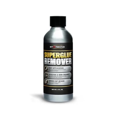 Starbond 2 oz. Super Glue Remover – Dissolves Adhesive – CA Glue Debonder with Easy Brush Cap Applicator