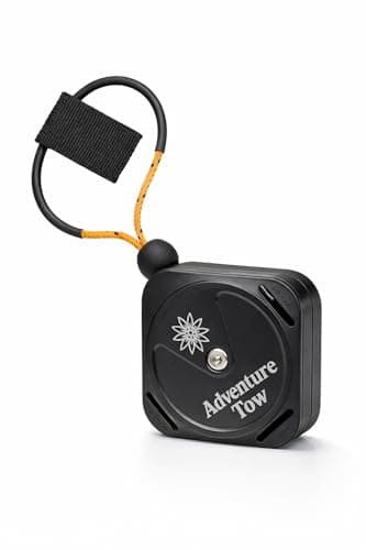 ADVENTURE TOW-Bike Tow Rope 2.4m with Coupler | 150kg (330 lbs) Towing Capacity | Dyneema Reflective Rope | Safe Bicycle Towing for Kids, Adults & E-Bikes | Strong Elastic Family Cycling Tow Strap