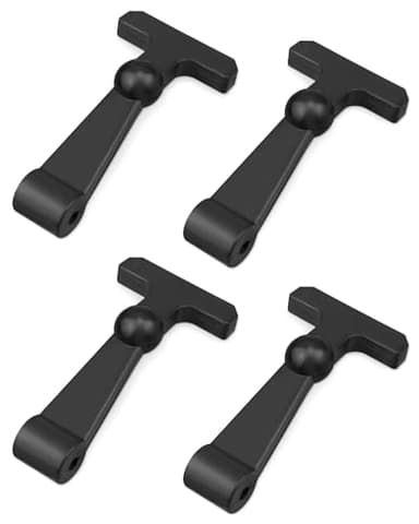 ULXIOM 4 Pack Cooler Replacement Rubber Latches Fit for YETI RTIC Coolers, Quick Mounting, Black
