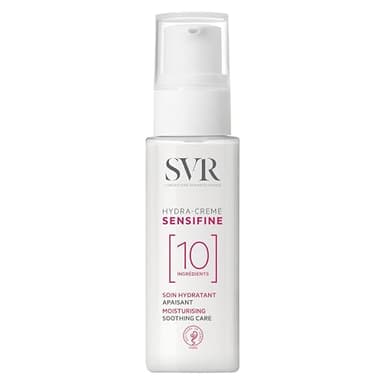 SVR Sensifine Hydra Face Cream. Moisturizing Soothing Care For Normal To Dry Dehydrated Skin. Fragrance Free Moisturizer With 96% Ingredients Of Natural Origin. 24hr Comfort And Hydration, 1.3 Fl.oz.