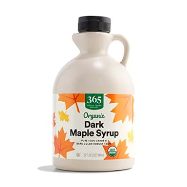 365 by Whole Foods Market, Organic Grade A Dark Maple Syrup, 32 Fl Oz