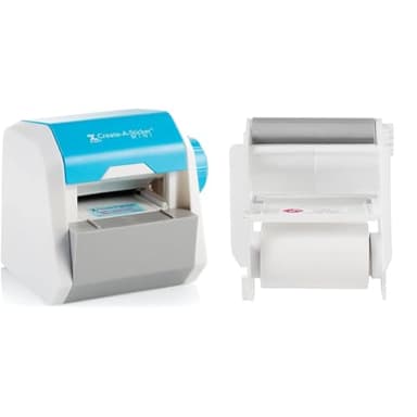 Xyron Create-A-Sticker Mini 2.5" Sticker and Label Maker Machine Bundle Permanent Adhesive Refill Cartridge