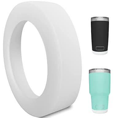 Silicone Boot Sleeve for YETI Tumbler 20oz 30 oz - Bottom Protection and Less Noise for Yeti Accessories Coffee Mug Cup 30 oz 20 oz - Dishwasher Safe