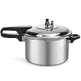 Barton 6Qt Pressure Canner With Release Valve Aluminum Canning Cooker Pot Stove Top Instant Fast Cooking Stewing Locking Lid, 6 Quart