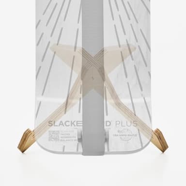 GIBBON SlackBoard Stand for GiBoard Balance Board - Home Gym Equipment Organization - Home Fitness Workout Board Storage - Wooden Display Rack for Slackline Balance Trainer & Slack Board - 10x7.5x4 in