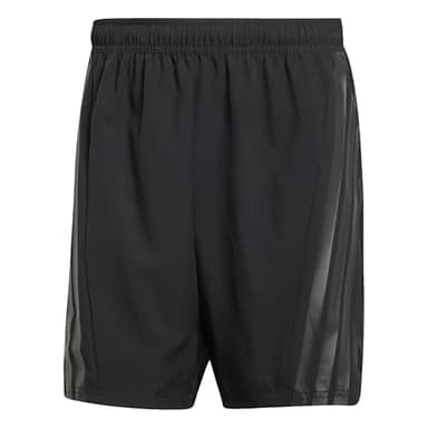 Adidas Men's Designed for Training 3-Stripes Shorts, Black, Medium/7"