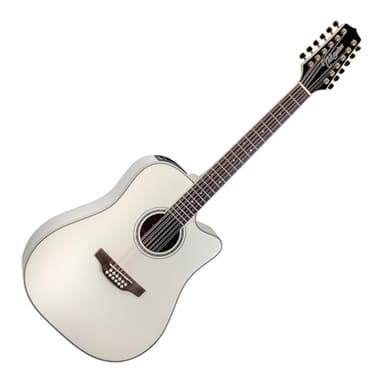 Takamine GD-37CE PW 12-string Acoustic-electric Guitar - Pearl White