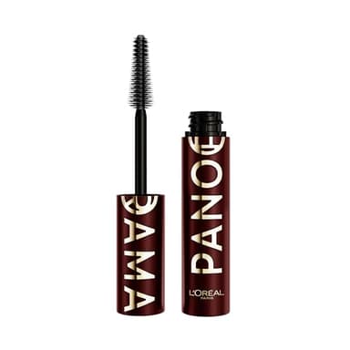 L'Oreal Paris Voluminous Panorama Chromatic Mascara, Volumizing and Lengthening Burgundy Mascara, Longwear, Smudge-Resistant and Washable, 707 Burgundy Cashmere