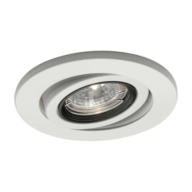 WAC 4in Low Voltage Round Adjustable Gimbal Recessed Light Trim in White, HR-8401 or HR-8402 Housing and MR16 Light Bulb Sold Separately