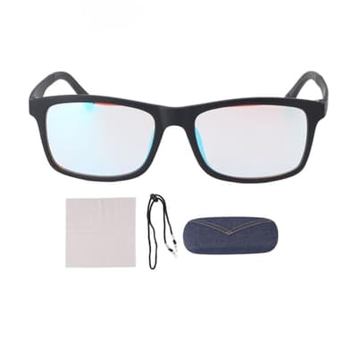 Eujgoov Color Correcting Enhancing Glasses for Color Vision Deficiency and Color Blindness with Case,Portable for Indoor Outdoor Use