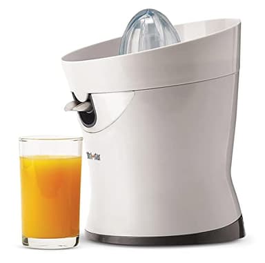 Tribest CitriStar CS-1000 Electric Citrus Juicer with Stainless Steel Strainer and Spout (White)