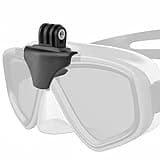 Hixeto Dive Mask Mount for Go Pro, Universal Diving Camera Attachment, Diving Mount Compatible with Popular Dual Lens Masks