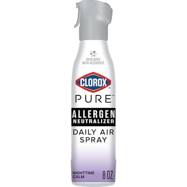 Clorox PURE Allergen Neutralizer Daily Air Spray, Nighttime Calm, 8 Ounces