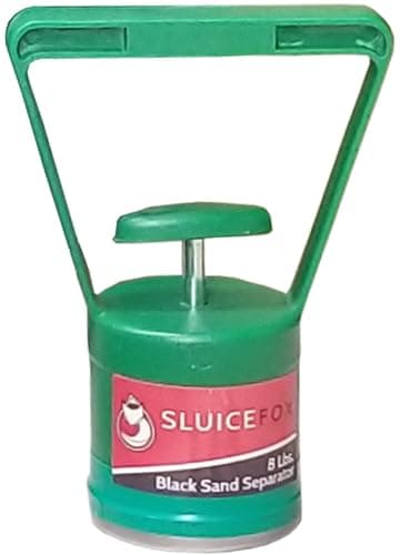 Sluice Fox Huntley Sweeper Magnet – Magnetic Pickup Tool for Gold Panning & Black Sand Separation – Handheld Prospecting Magnet (8 lb, 16 lb, 35 lb, 50 lb, or 75 lb)