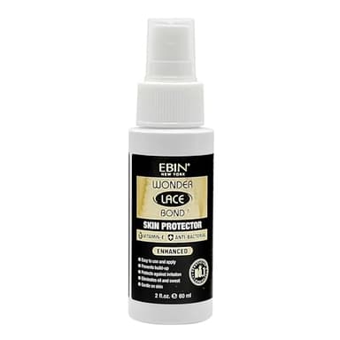 EBIN NEW YORK Wonder Lace Bond Skin Protector Enhanced | Scalp Barrier and Wig Adhesive Primer Spray | Improves Hold and Prevents Build-Up | Quick-Dry Vegan Formula | 2 Fl Oz