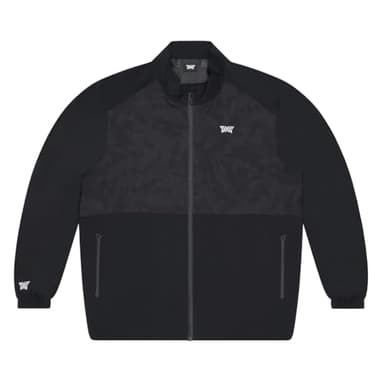PXG Men Fairway Camo Rain Golf Jacket Black - FW25 X-Large