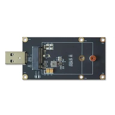 EXVIST 5G LTE USB Adapter M.2 (NGFF) to USB 3.0 Dongle with SIM Card Slot – Compatible with 5G LTE Modules Like Quectel RM500 and RM520N Series