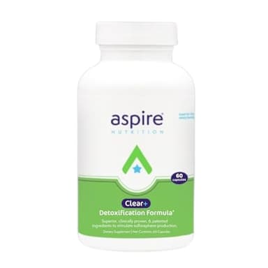 Aspire Nutrition Clear+ Detoxification Capsule - 60 Capsules - Up to 2-Month Supply