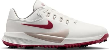 Nike Victory Pro 4 Golf Shoes (FZ7611-103, Summit White/Taupe Grey/Team Red) 11 Women/9.5 Men