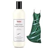 Silk & Wool Laundry Detergent, Cashmere Detergent, Double Concentrated Cashmere Shampoo, Compatible With Silk, Wool, Cashmere Delicate Wash, Soft And Comfortable,16.91 Fl Oz/500 Ml