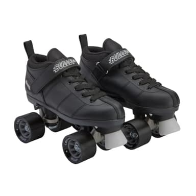Chicago Skates Bullet Speed Quad Roller Skates – Durable, Top Performance Indoor/Outdoor Youth Skate Shoes for Women & Men Beginner 62mm Urethane Wheels & Low-Cut Ankle Boots for Agility
