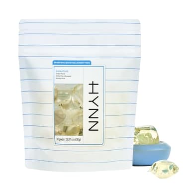 Laundry Detergent Pods, White Woody Musk Scent, Plant-Based Formula, No Harsh Chemicals, Safe for Sensitive Skin, Family-Safe Formula, Ultra Concentrated Laundry Pacs, HE Compatible, 30 Count