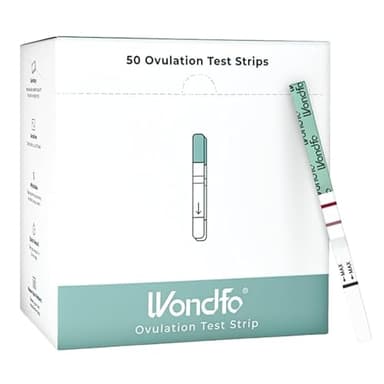 Wondfo Ovulation Test Strips - Women Fertility Tracking and Pregnancy Planning with Cycle-Detecting LH Surge - Highly Sensitive and Fast Result at Home Kit (50 Count)