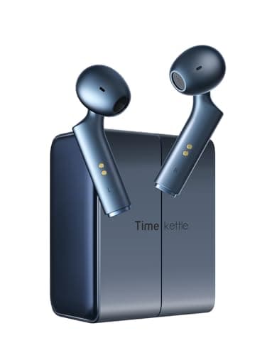 Timekettle W4 Translation Earbuds,for Global Business & Relationships,Bone-Voiceprint Sensor for Clear Voice in Noise, AI Auto-Correction,Protected Privacy with GDPR,Instant Setup via iOS/Android APP
